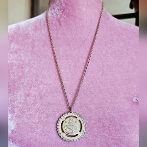 Vintage 1970's Pisces Pendant Necklace. Pisces. Pendant Necklace.